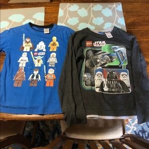Two LEGO Star Wars Kids’ Shirts